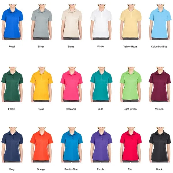 UltraClub Ladies' Cool & Dry Polo Shirts