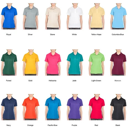UltraClub Ladies' Cool & Dry Polo Shirts