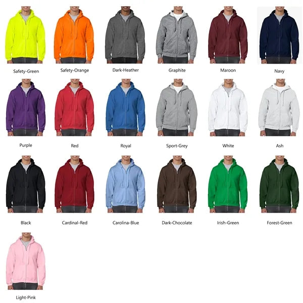 Gildan Adult Full Zip Hooded Sweatshirt