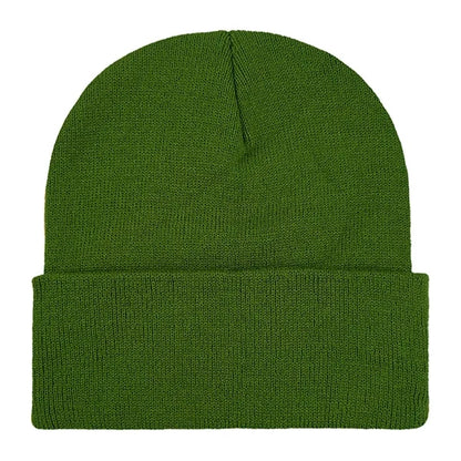 Classic Ribbed Cuffed Beanie with Custom Logo - 100% Acrylic