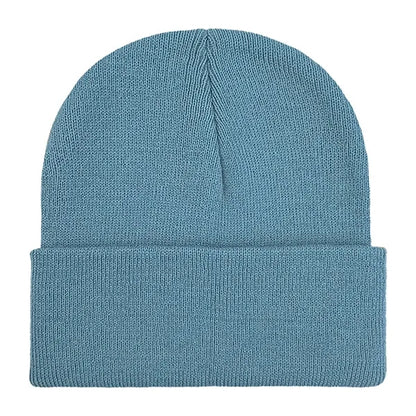 Classic Ribbed Cuffed Beanie with Custom Logo - 100% Acrylic