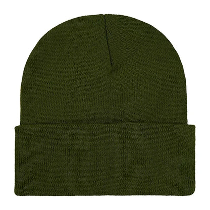 Classic Ribbed Cuffed Beanie with Custom Logo - 100% Acrylic