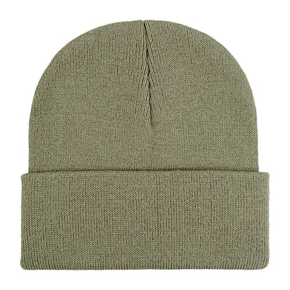 Classic Ribbed Cuffed Beanie with Custom Logo - 100% Acrylic