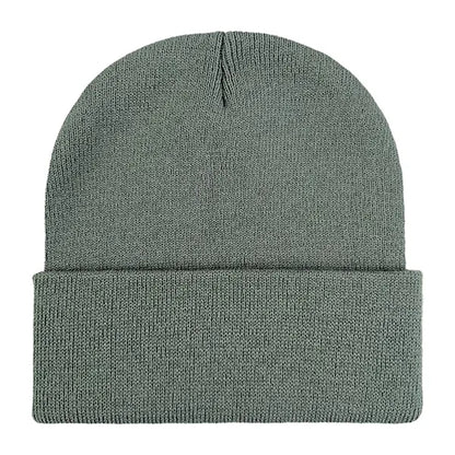 Classic Ribbed Cuffed Beanie with Custom Logo - 100% Acrylic