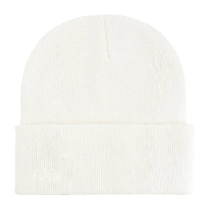 Classic Ribbed Cuffed Beanie with Custom Logo - 100% Acrylic