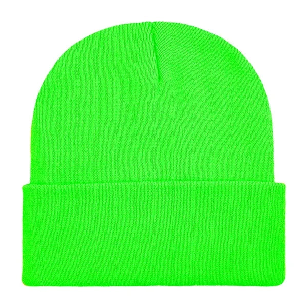 Classic Ribbed Cuffed Beanie with Custom Logo - 100% Acrylic