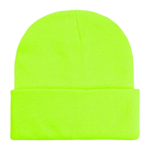 Classic Ribbed Cuffed Beanie with Custom Logo - 100% Acrylic