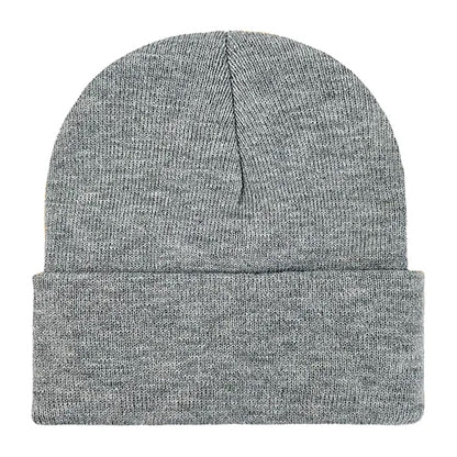 Classic Ribbed Cuffed Beanie with Custom Logo - 100% Acrylic