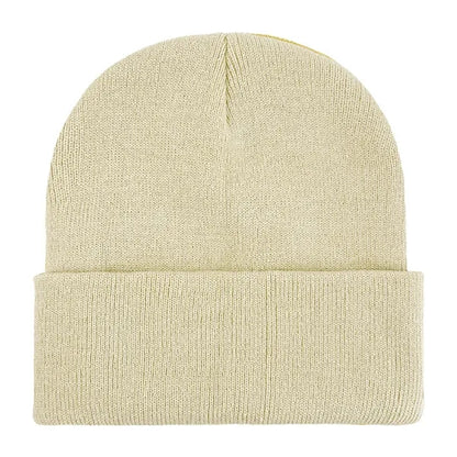 Classic Ribbed Cuffed Beanie with Custom Logo - 100% Acrylic