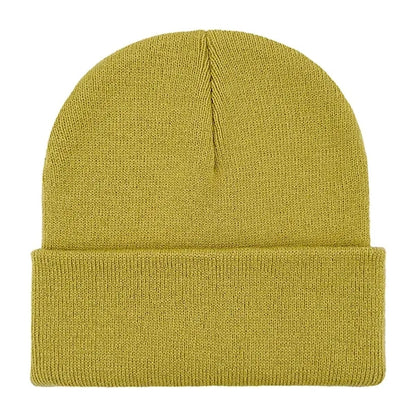 Classic Ribbed Cuffed Beanie with Custom Logo - 100% Acrylic