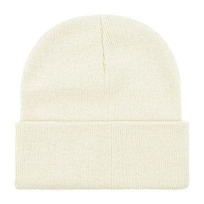 Classic Ribbed Cuffed Beanie with Custom Logo - 100% Acrylic