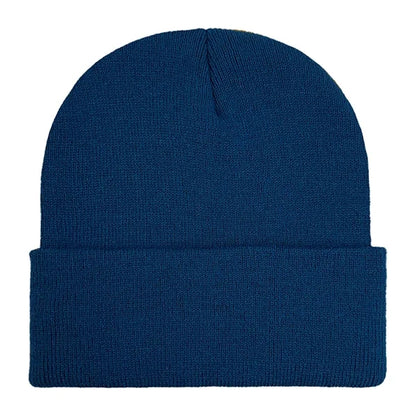 Classic Ribbed Cuffed Beanie with Custom Logo - 100% Acrylic
