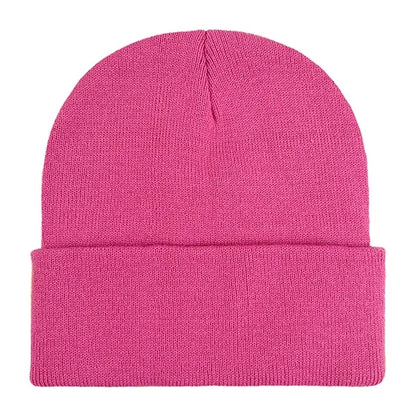 Classic Ribbed Cuffed Beanie with Custom Logo - 100% Acrylic