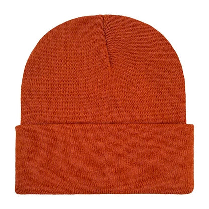 Classic Ribbed Cuffed Beanie with Custom Logo - 100% Acrylic