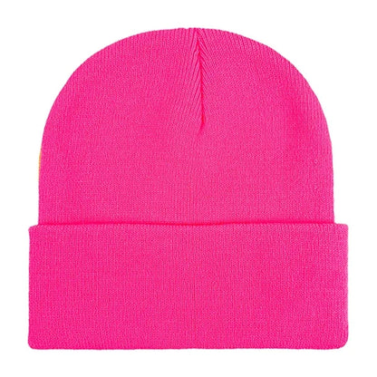 Classic Ribbed Cuffed Beanie with Custom Logo - 100% Acrylic