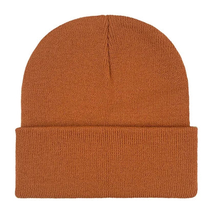 Classic Ribbed Cuffed Beanie with Custom Logo - 100% Acrylic