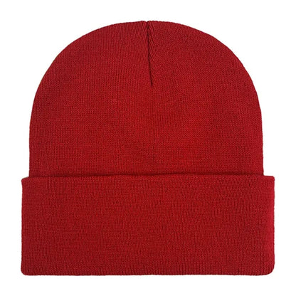 Classic Ribbed Cuffed Beanie with Custom Logo - 100% Acrylic
