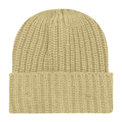 Chunky Ribbed Cuffed Beanie with Custom Logo - 100% Acrylic