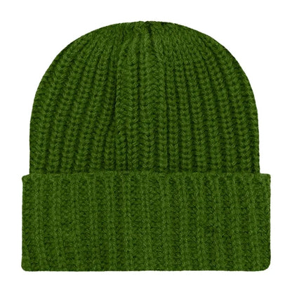Chunky Ribbed Cuffed Beanie with Custom Logo - 100% Acrylic