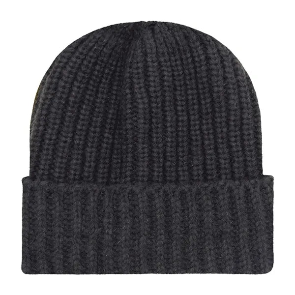 Chunky Ribbed Cuffed Beanie with Custom Logo - 100% Acrylic