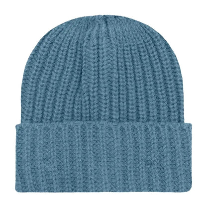 Chunky Ribbed Cuffed Beanie with Custom Logo - 100% Acrylic