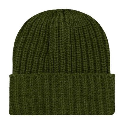 Chunky Ribbed Cuffed Beanie with Custom Logo - 100% Acrylic