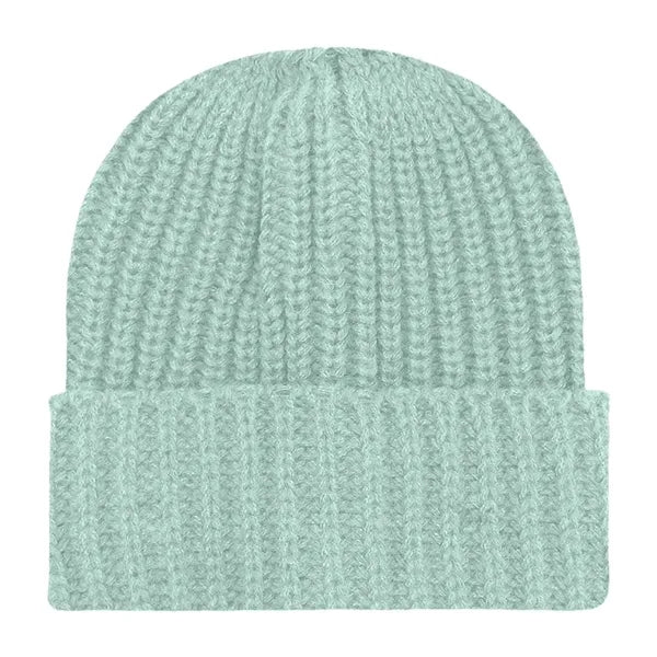 Chunky Ribbed Cuffed Beanie with Custom Logo - 100% Acrylic