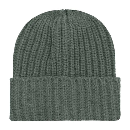 Chunky Ribbed Cuffed Beanie with Custom Logo - 100% Acrylic