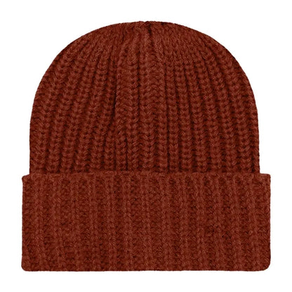 Chunky Ribbed Cuffed Beanie with Custom Logo - 100% Acrylic