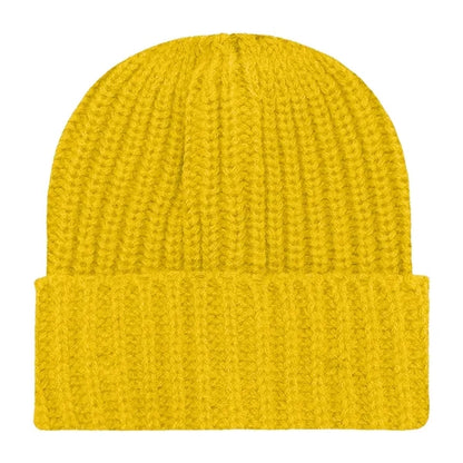 Chunky Ribbed Cuffed Beanie with Custom Logo - 100% Acrylic