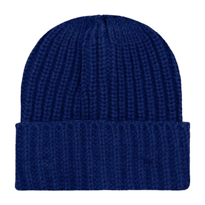 Chunky Ribbed Cuffed Beanie with Custom Logo - 100% Acrylic