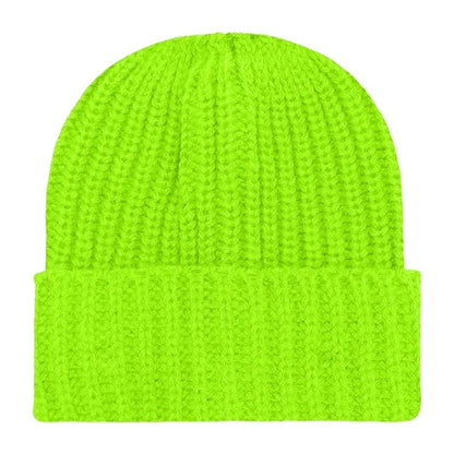 Chunky Ribbed Cuffed Beanie with Custom Logo - 100% Acrylic