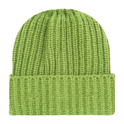 Chunky Ribbed Cuffed Beanie with Custom Logo - 100% Acrylic