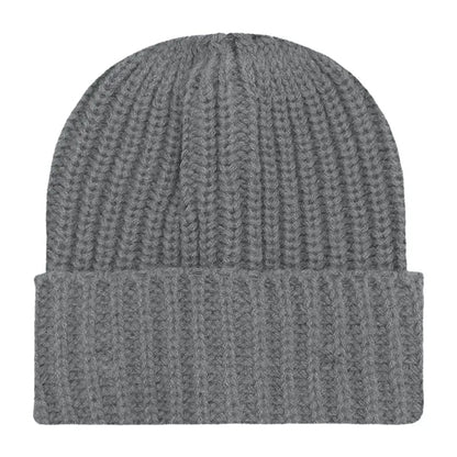 Chunky Ribbed Cuffed Beanie with Custom Logo - 100% Acrylic