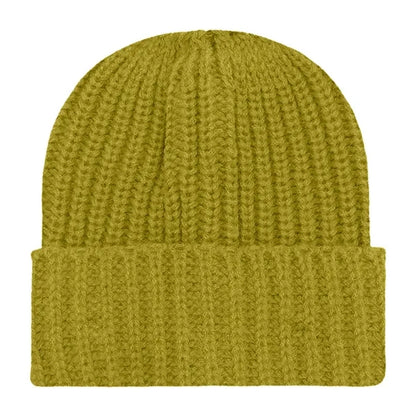 Chunky Ribbed Cuffed Beanie with Custom Logo - 100% Acrylic