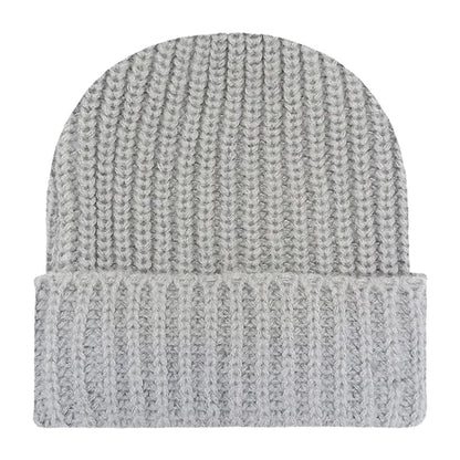 Chunky Ribbed Cuffed Beanie with Custom Logo - 100% Acrylic