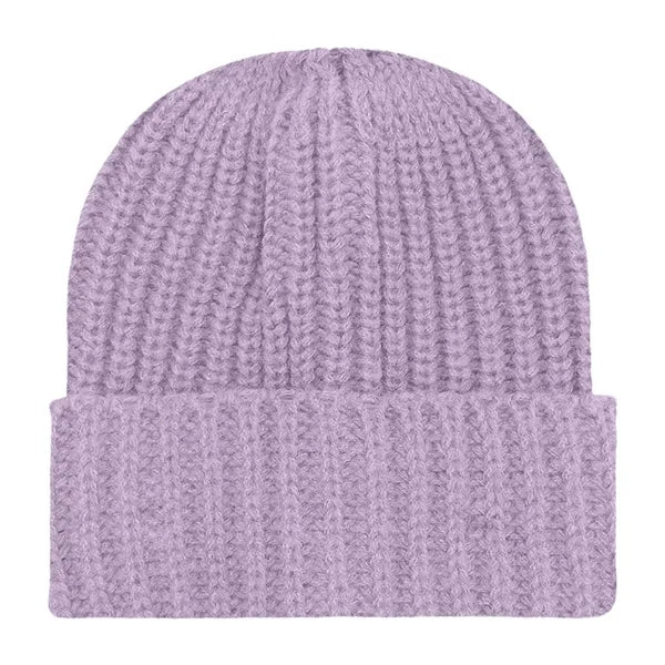 Chunky Ribbed Cuffed Beanie with Custom Logo - 100% Acrylic