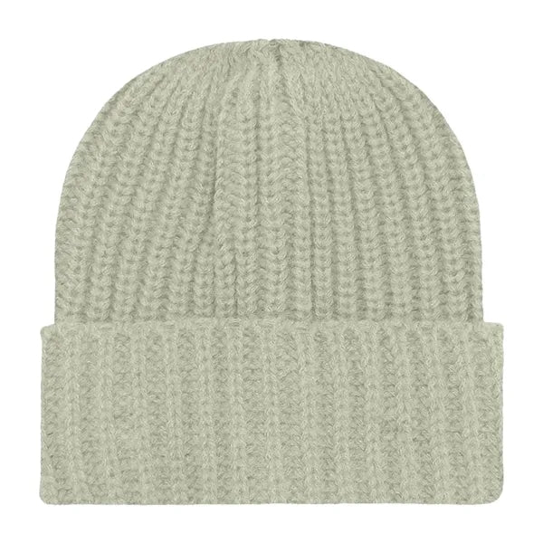 Chunky Ribbed Cuffed Beanie with Custom Logo - 100% Acrylic