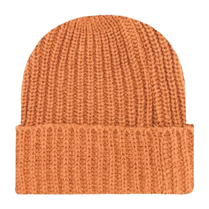 Chunky Ribbed Cuffed Beanie with Custom Logo - 100% Acrylic