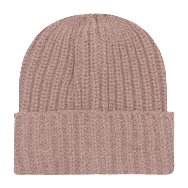 Chunky Ribbed Cuffed Beanie with Custom Logo - 100% Acrylic