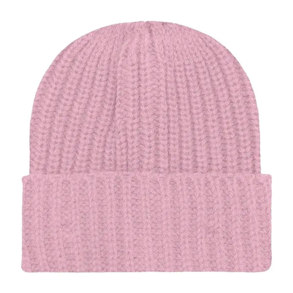 Chunky Ribbed Cuffed Beanie with Custom Logo - 100% Acrylic