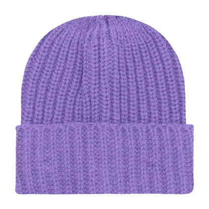 Chunky Ribbed Cuffed Beanie with Custom Logo - 100% Acrylic