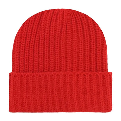 Chunky Ribbed Cuffed Beanie with Custom Logo - 100% Acrylic