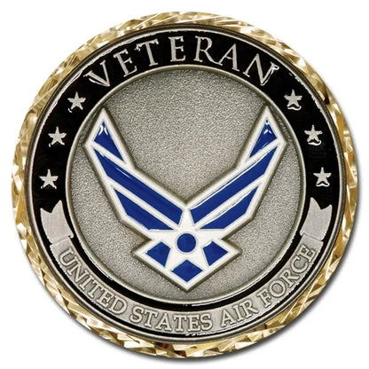 Zinc Alloy Challenge Coin with Shiny Plating Finishes - Die