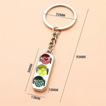 Traffic Light Keychain