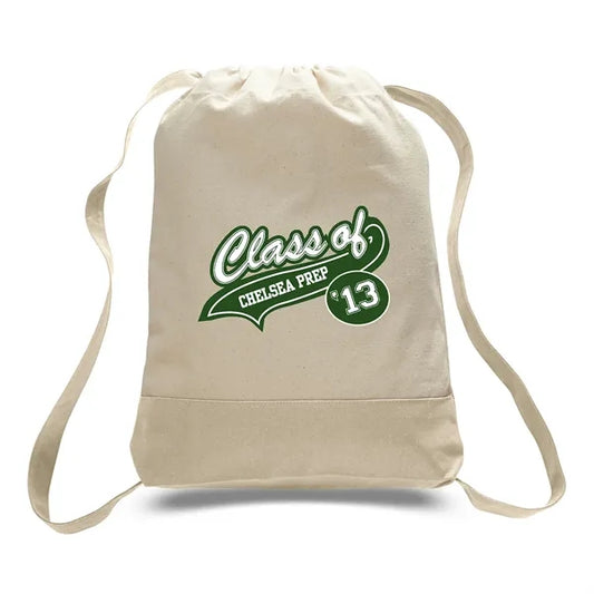 Canvas Sport Backpack with Contrasting Straps & Trim