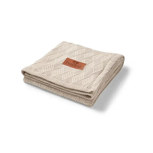 Leeman Trellis Knit Blanket
