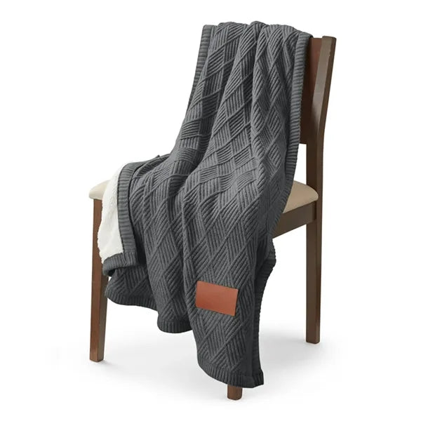 Leeman Trellis Knit Blanket