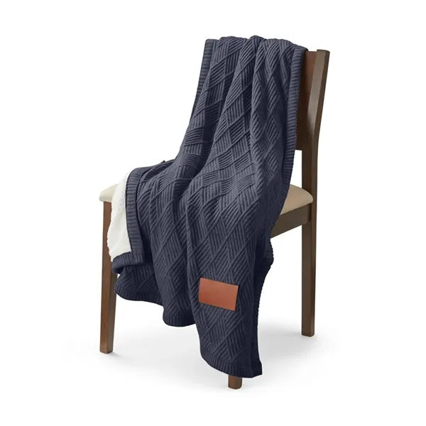 Leeman Trellis Knit Blanket