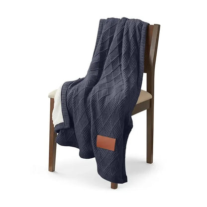 Leeman Trellis Knit Blanket